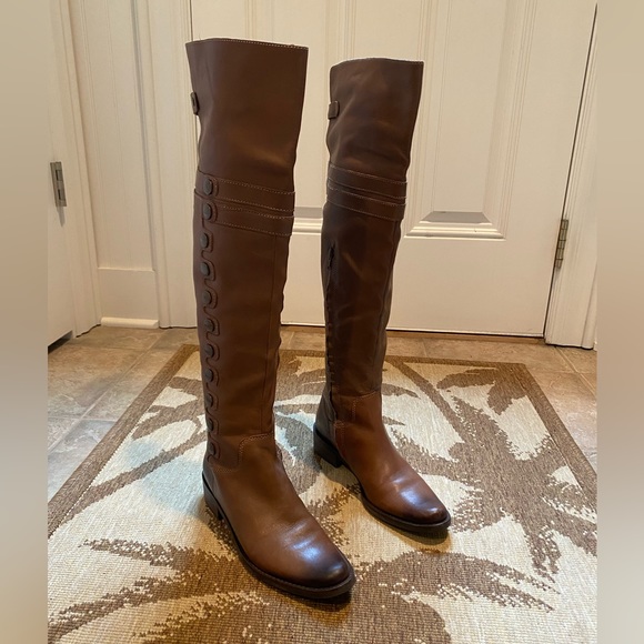 Matisse Over-The-Knee Studded Leather Boots  6.5 - Picture 5 of 15